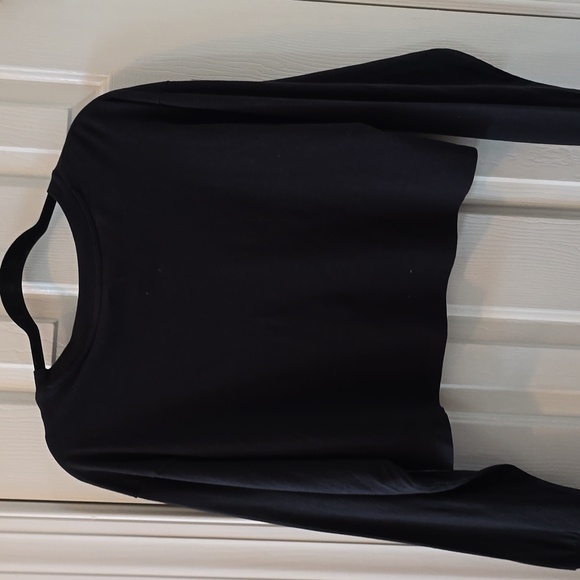 LEVI'S BRAND WOMENS JUNIOR BLACK "SILVERTAB" SIGNATURE LONG SLEEVE SHIRT MEDIUM - Picture 8 of 16